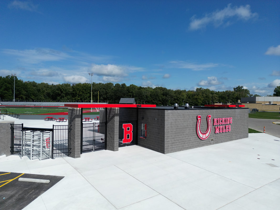 Bedford HS stadium entrance